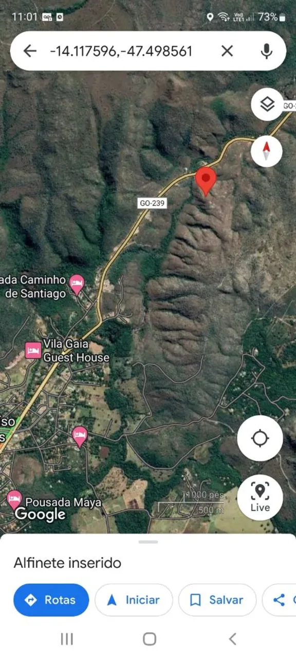 Tereno na chapada dos Veadeiros