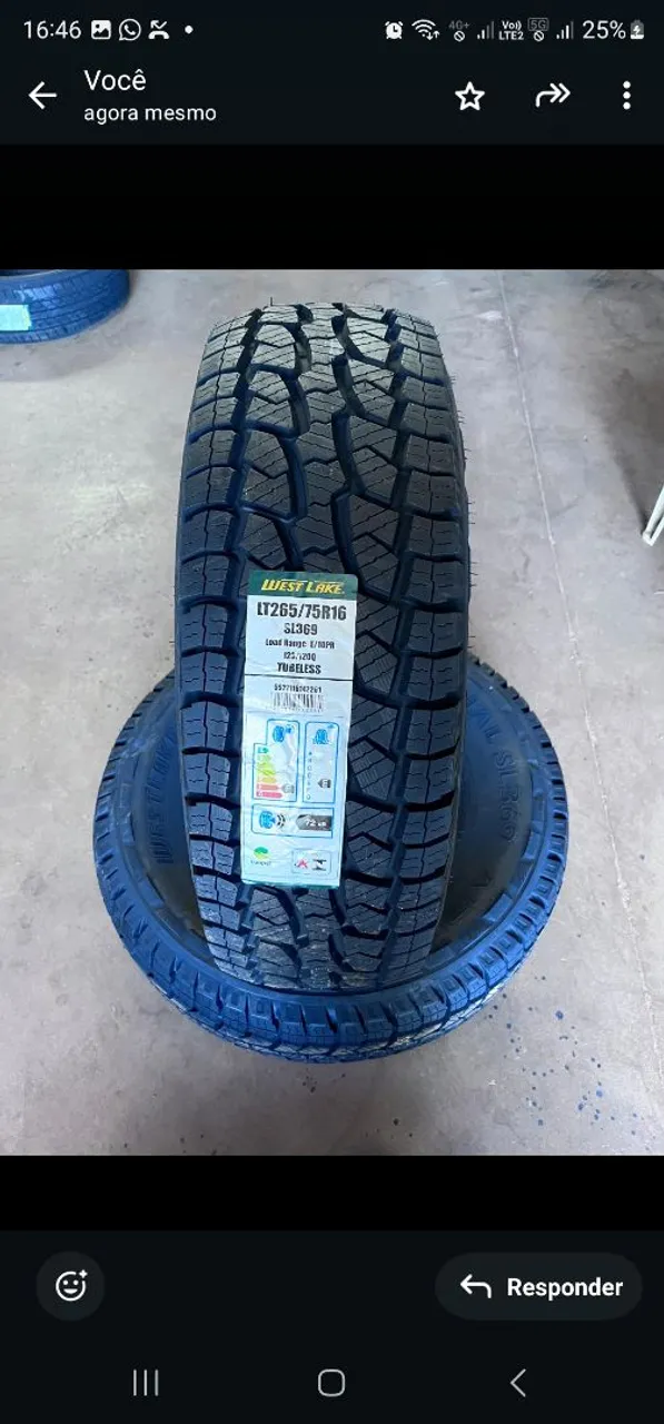 Pneu West Lake LT265/75R16 - Novo!