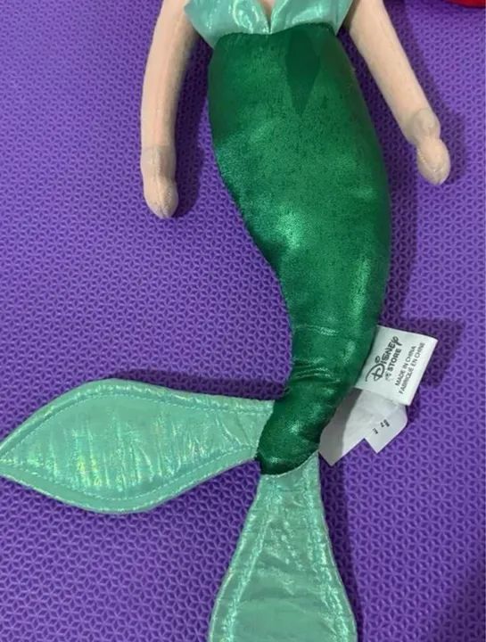 A pequena sereia Ariel da Disney de pano - Foto 3