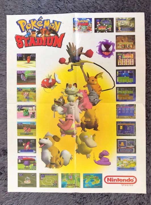 Pôster Duplo Donkey Kong 64 e Pokémon  - Foto 2