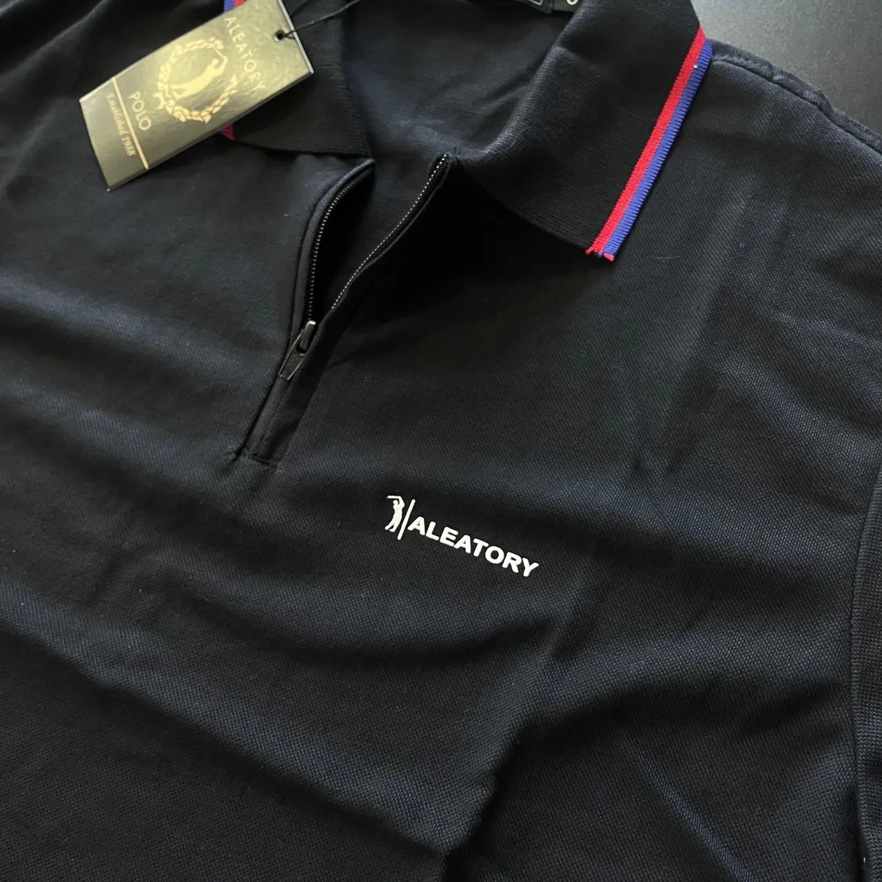 Camisa polo ziper aleatóry  - Foto 2