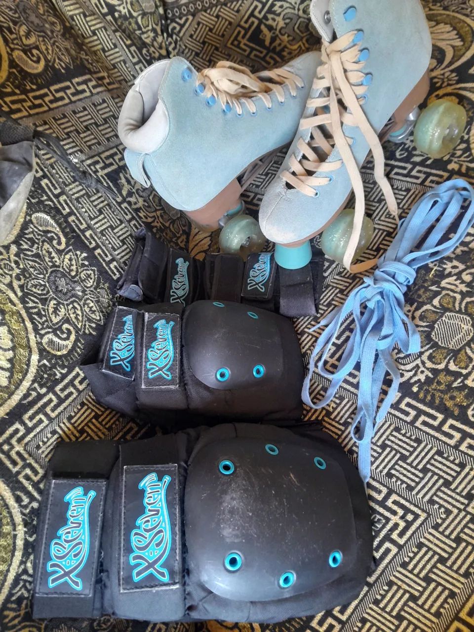 Kit Patins + Proteções X-Seven - Foto 2