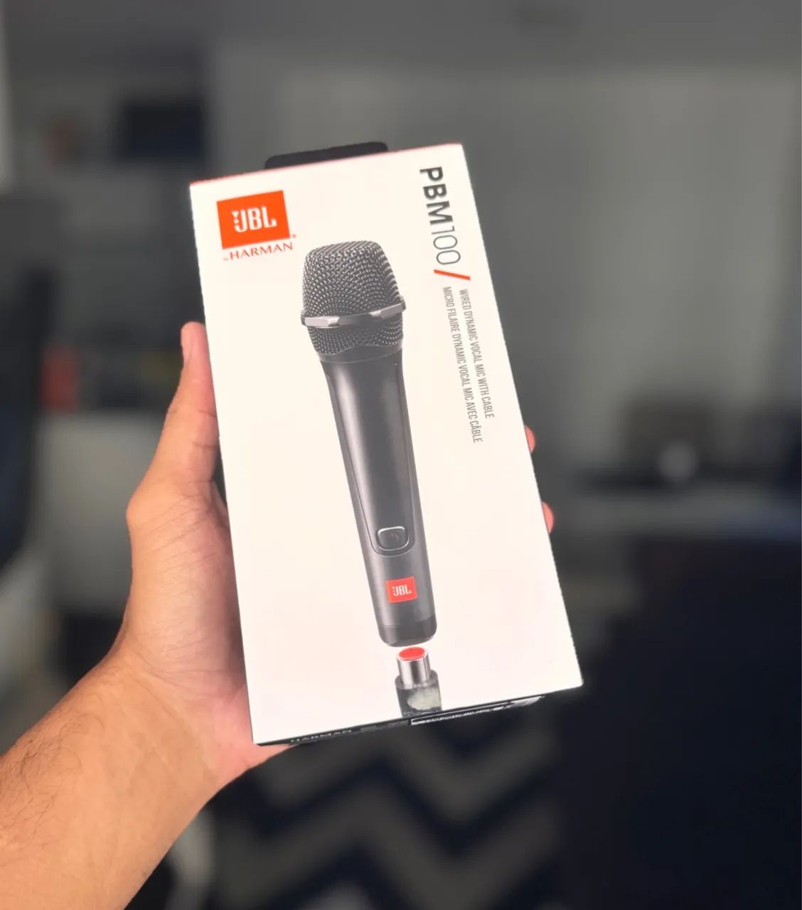 Microfone COM FIO, Lacrado, Garantia Jbl Nacional