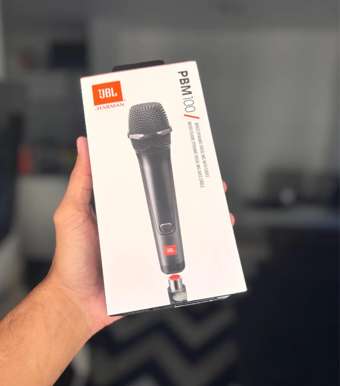 Microfone COM FIO, Lacrado, Garantia Jbl Nacional