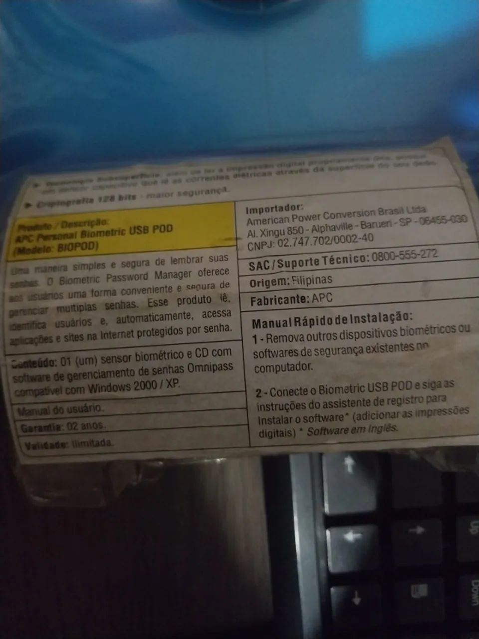 Leitor de Biometria - Marca APC - Foto 5