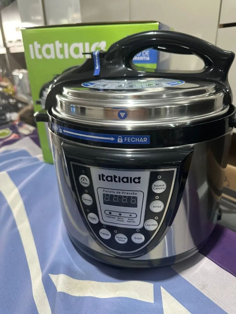 Panela de Pressão Elétrica Itatiaia Midi 5 litros NOVA  - Foto 2