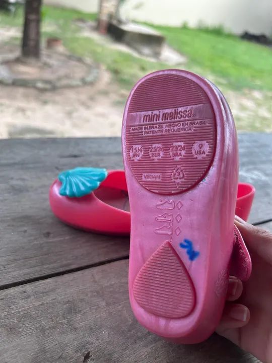 Sandálias Mini Melissa Infantil - no. 23/24 - Foto 5