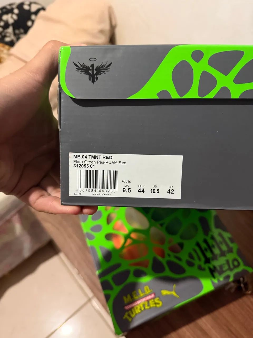 Novo) Tenis TMNT x Puma MB.04 Rafael e Donatello - Calçados