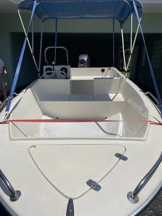 Lancha Floripa (2007) + motor Yamaha 40HP 2T (2021) + carreta rodoviária.  - Foto 9