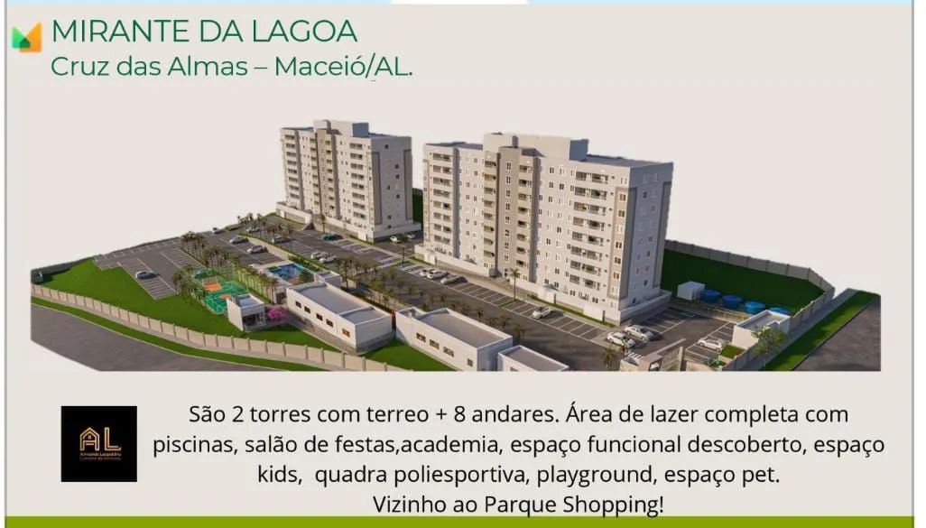 x MIRANTE DA LAGOA - MRV Aps com 2/4 suite e varanda - Foto 2
