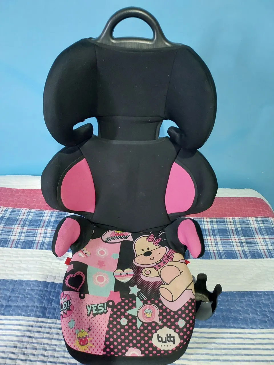 Assento elevado com encosto para carro para bebê Tutti Baby 15 a 36kg