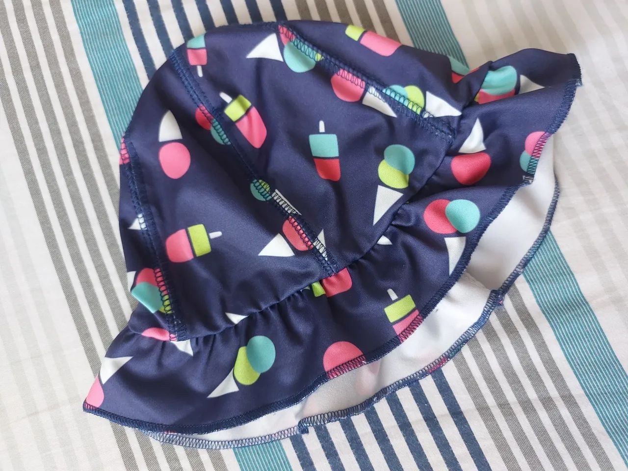 Chapéu de Sol bebê hering kids - Estampa de Sorvete