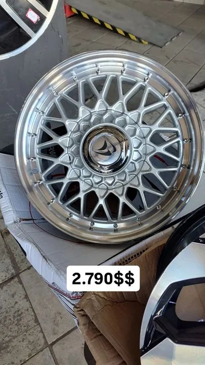 roda bbs aro 15 universal 4 furos<br><br>2.790