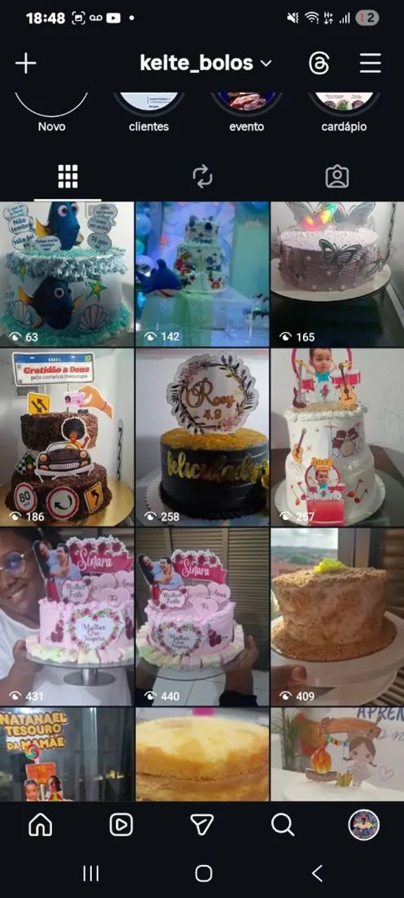 Bolos decorados