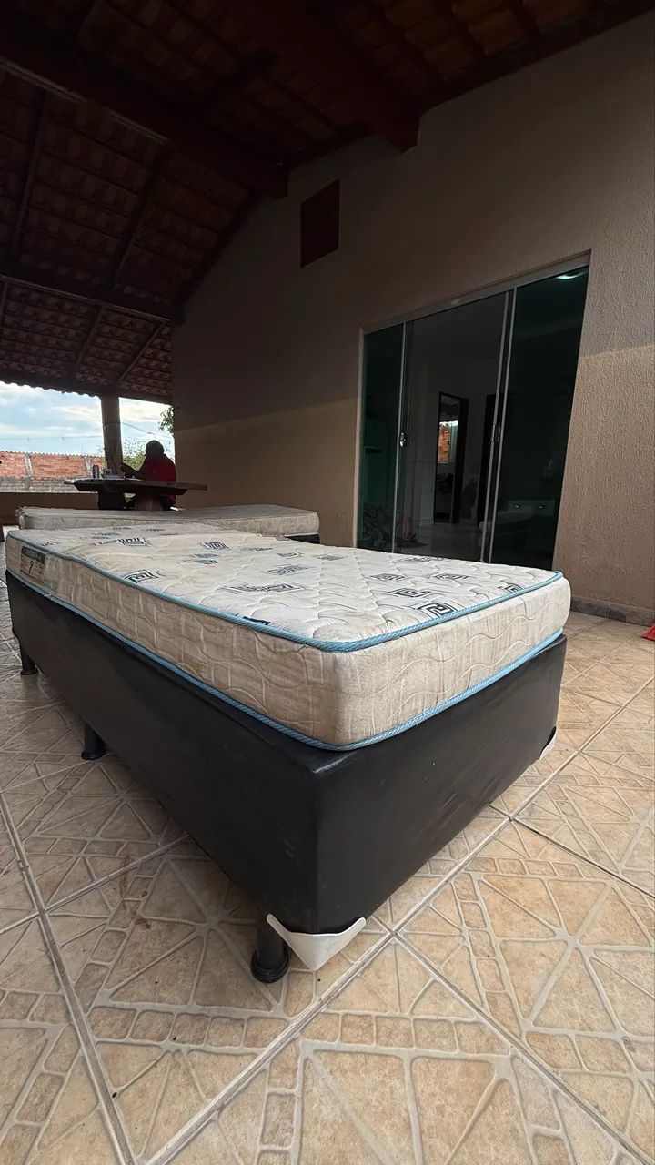 Cama solteiro com colchão  - Foto 2