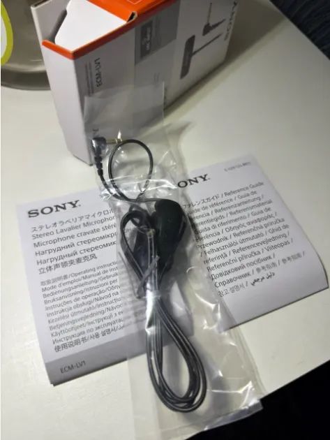 Microfone de lapela Sony ECM-LV1 - Foto 2
