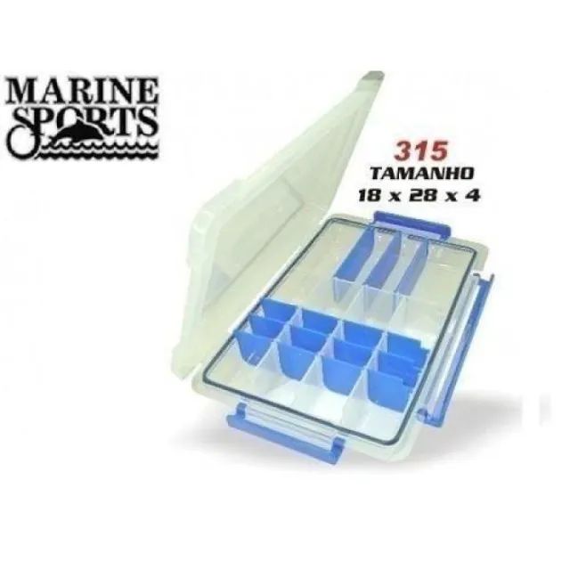 Estojo Caixa Pesca MS315 Caixa Box Impermeável Marine Sports - Foto 3
