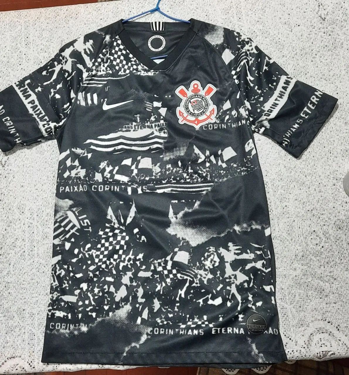 Camisa Corinthians Nike III Masculina 2019/20 Invasões Torcedor