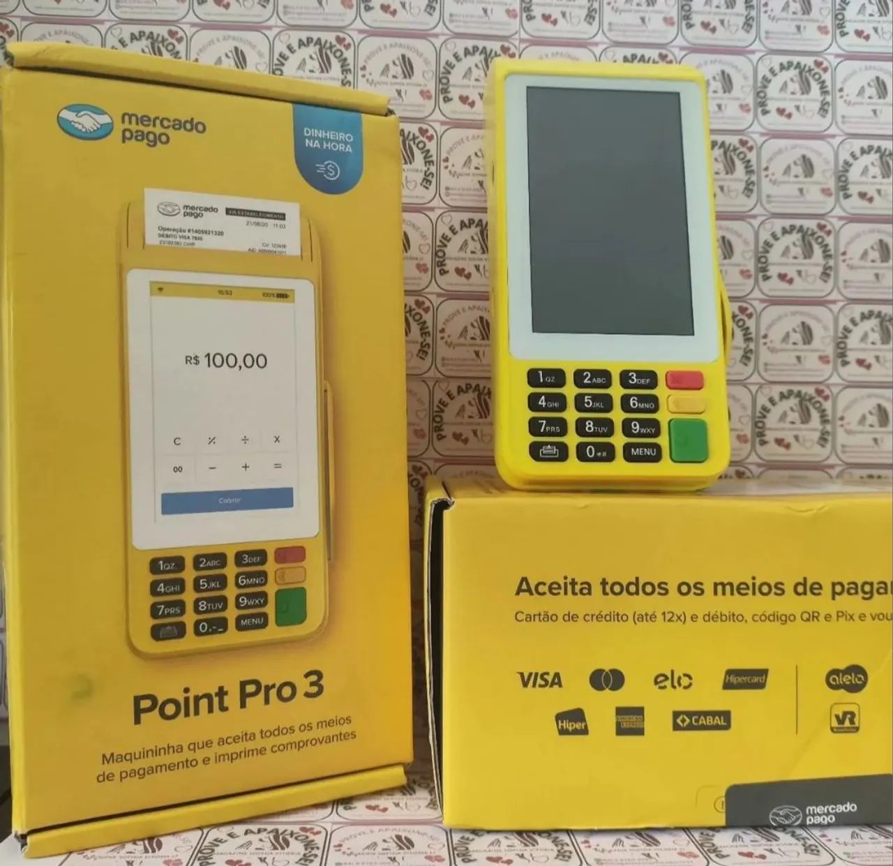 Máquina de cartão Mercado pago 