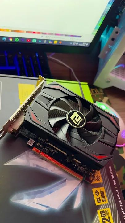 Placa de vídeo RX 550 4gb 