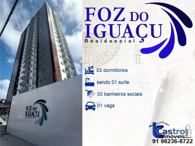 Foz do Iguaçu Residencial. 3/4. 1 ou 2 Vagas. J200