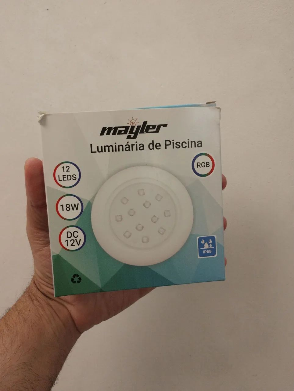 LUMINÁRIA PISCINA 18W RGB COM ROSCA - Foto 5