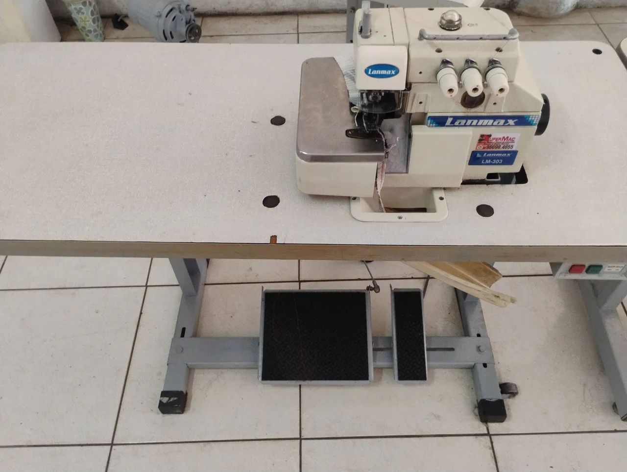 Maquina de Costura Overloque Lanmax (Parcelo) - Foto 2