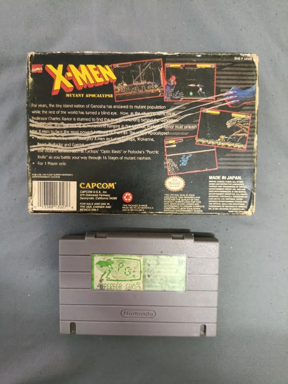 X-Men Mutant Apocalypse (Com Caixa) - Super Nintendo (Original) - Foto 3
