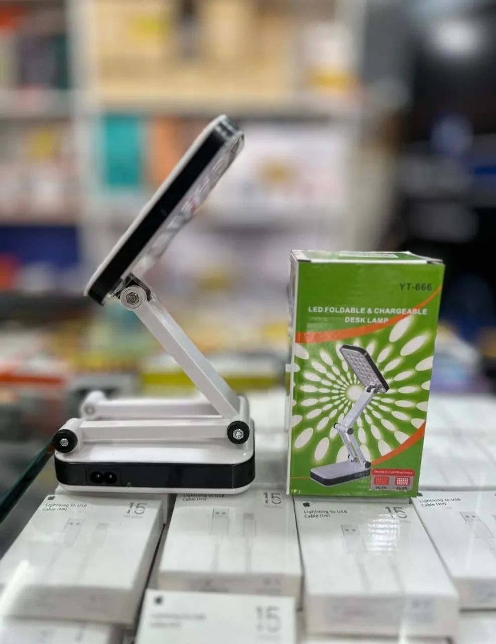 Luminária de Mesa LED Dobrável e Recarregável YT-666 - Foto 2