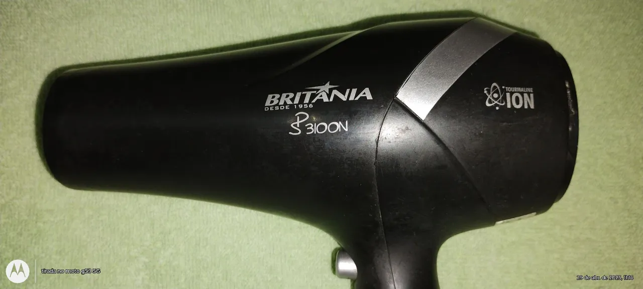 Secador de Cabelo Britânia 3100N Tourmaline Ion
