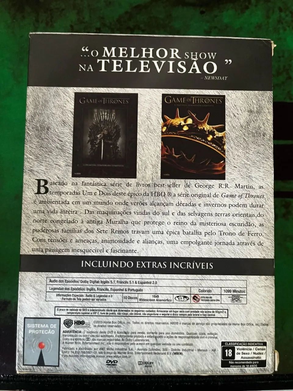 DVD Game of Thrones - A 1ª e 2ª Temporada Completas - Foto 2