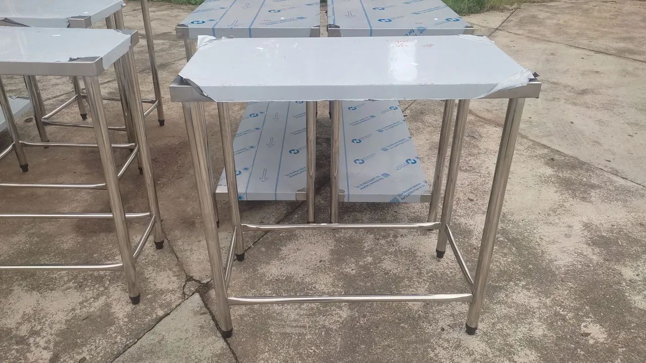 Mesa de inox para restaurante
