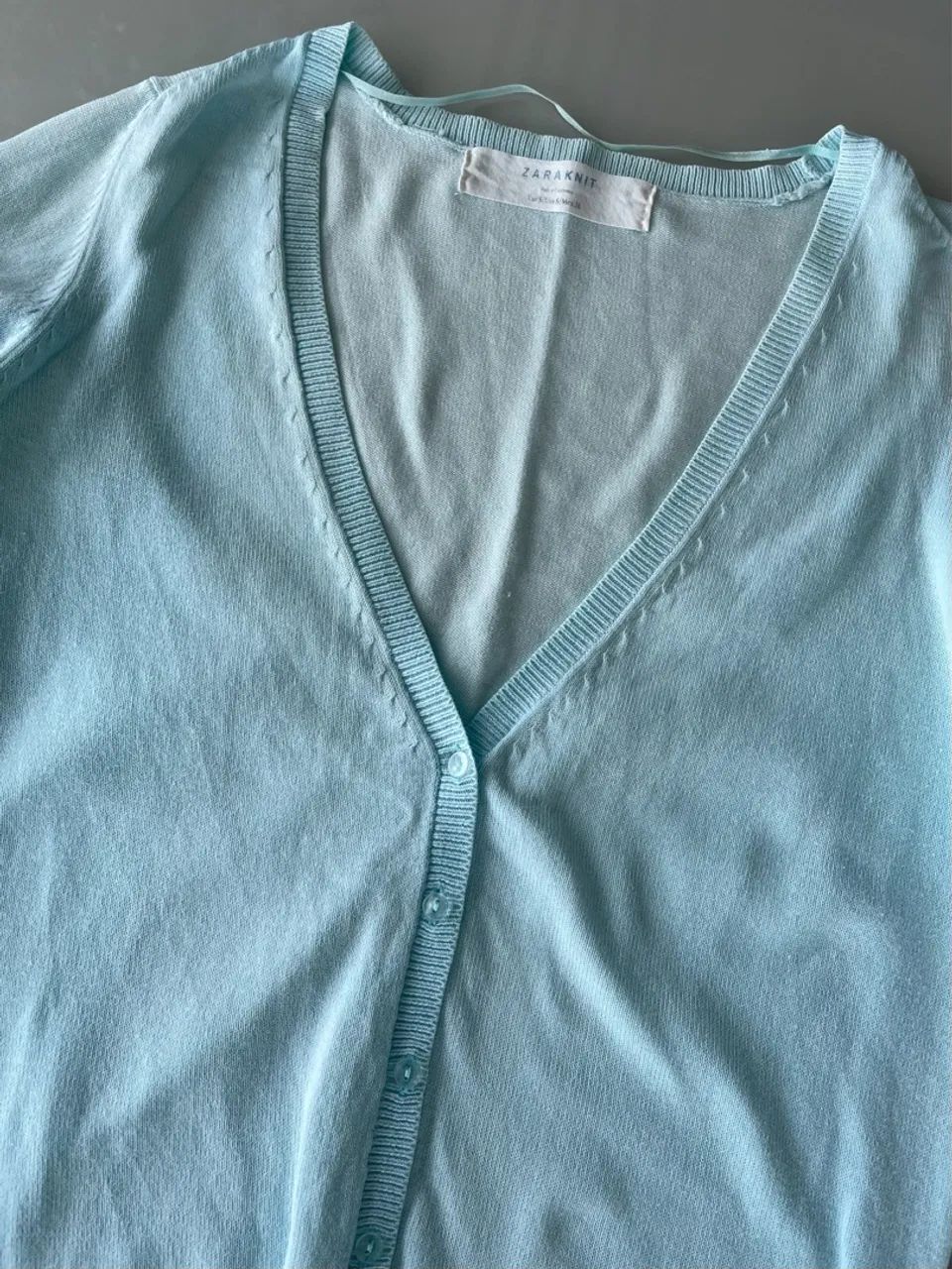 Cardigã Zara P azul - Foto 2