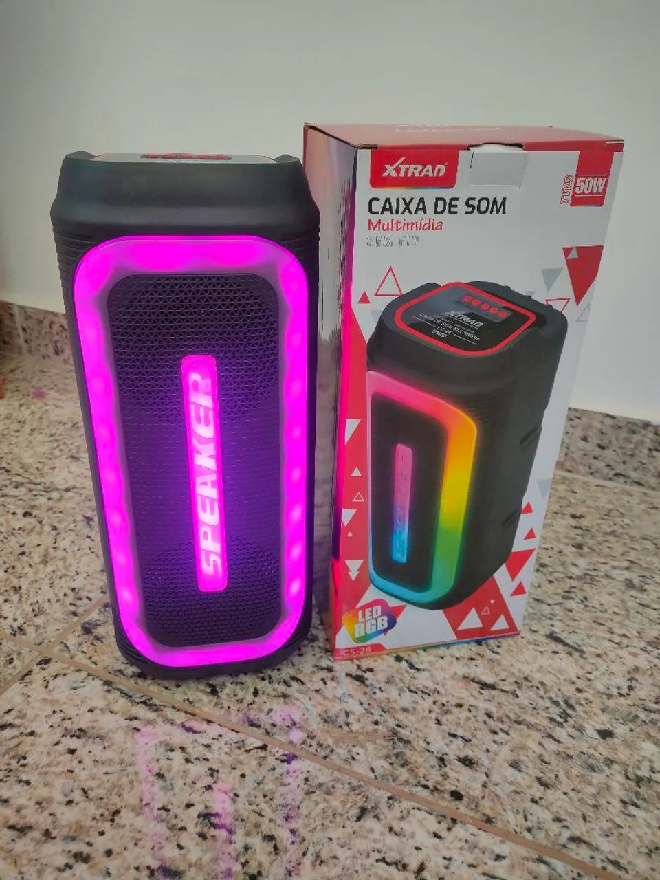Caixa de som Bluetooth muito top 50w - Foto 4