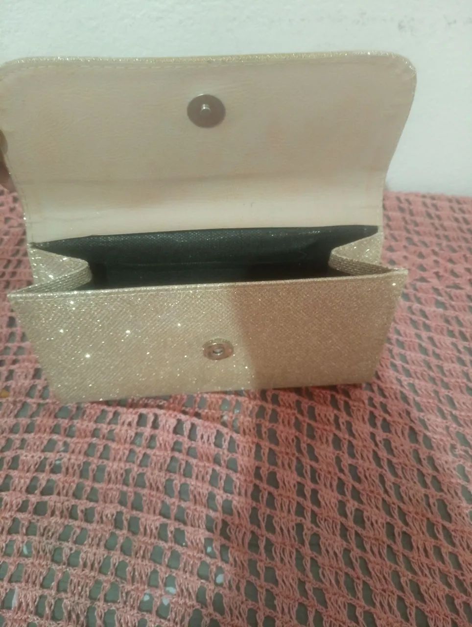 Bolsa feminina Dourada  - Foto 3