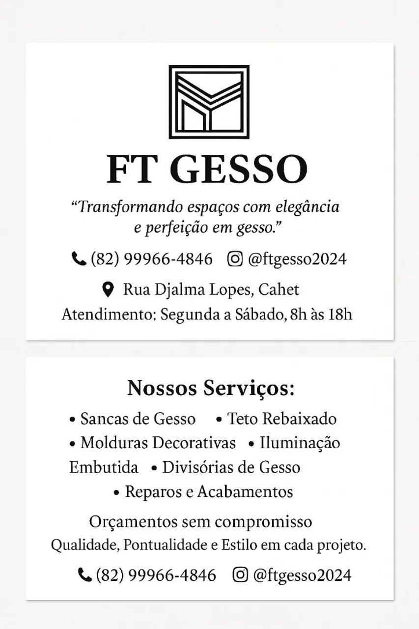 Gesso em geral FT gesso