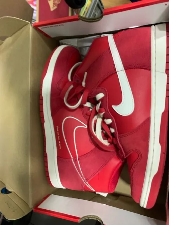 Tênis Nike Dunk Low Vermelho - Foto 3