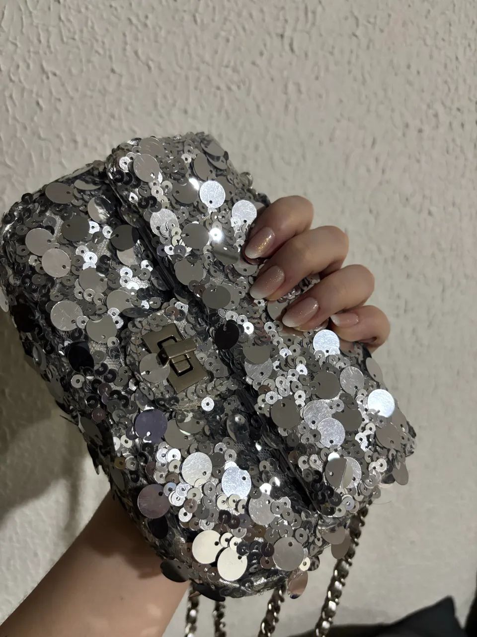 Bolsa prata de festa! - Foto 3