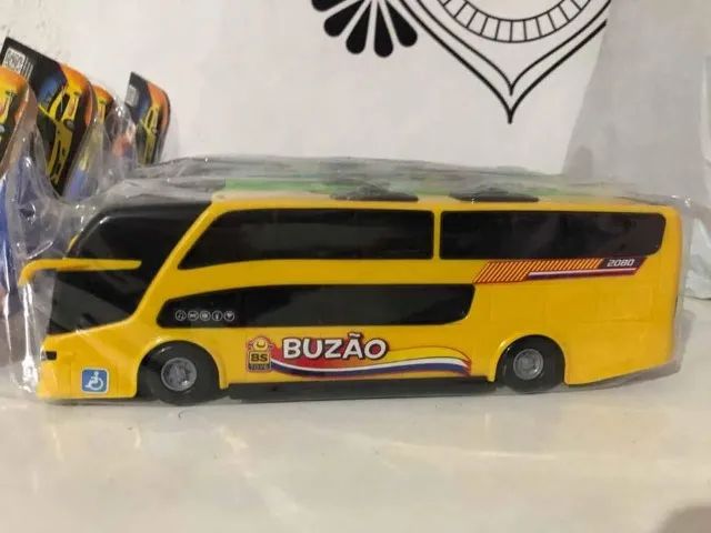Mini ônibus de brinquedo (Plástico) - Foto 3