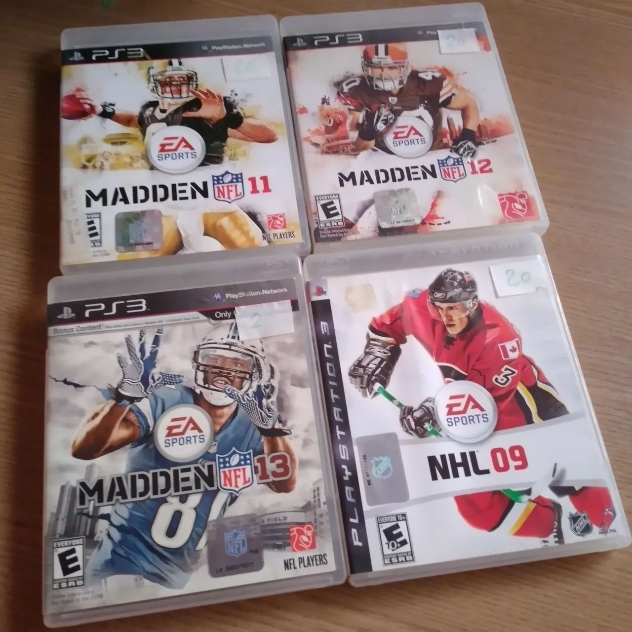 JOGOS DE PS3 NFL/NHL