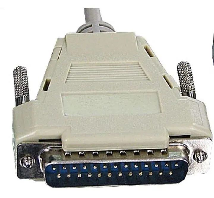 Cabo Serial DB25 Macho para DB25 Macho 3 mts - Foto 4