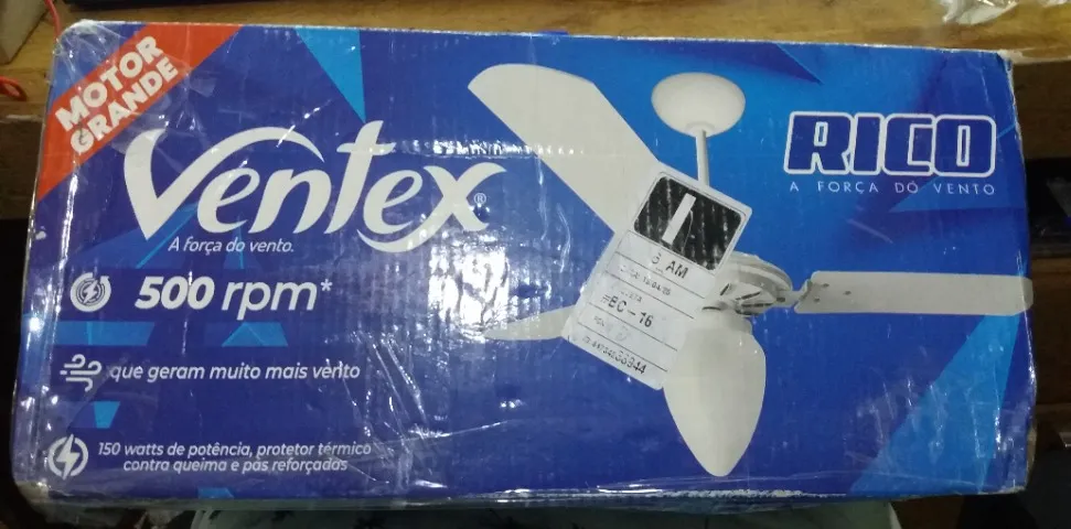 Ventilador de Teto Ventex 220V 180W