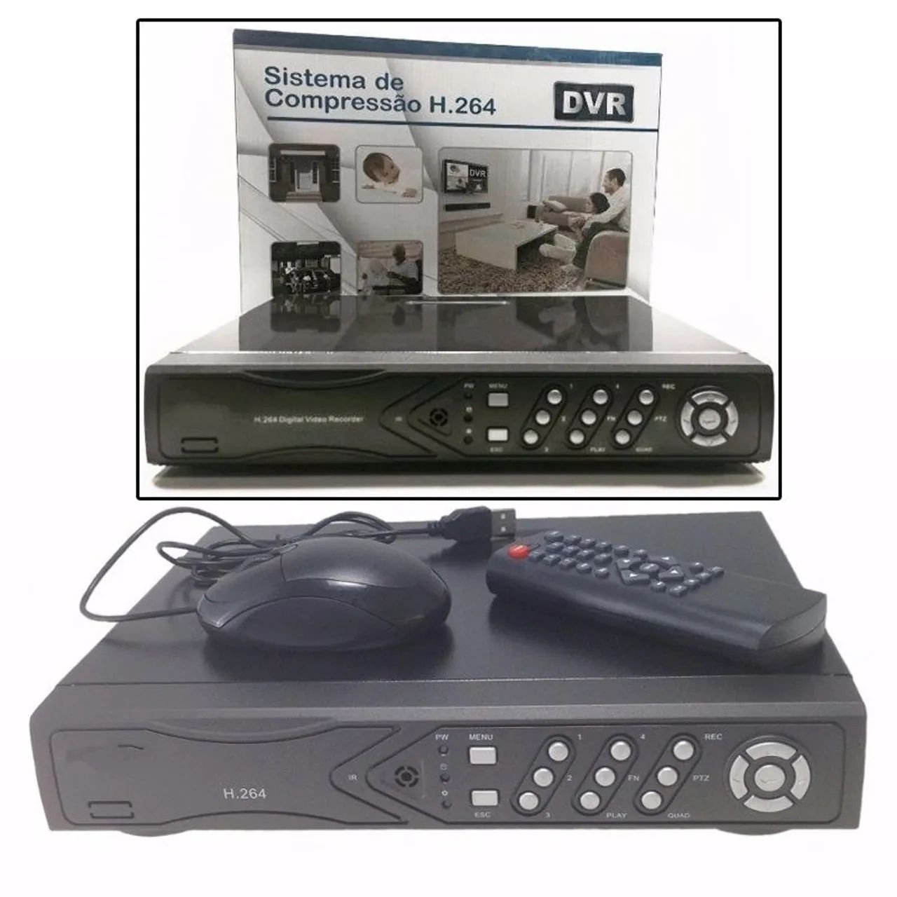 Dvr 8 canais h.264 Realtime Acesso Celular 240fp los Android Windows Mobile 1