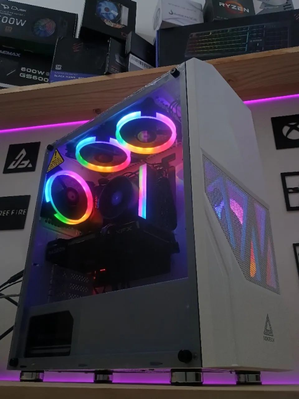 LOJA HARDBYTE Pc Gamer Ryzen 5 | Melhor que RTX 3060! - Foto 4