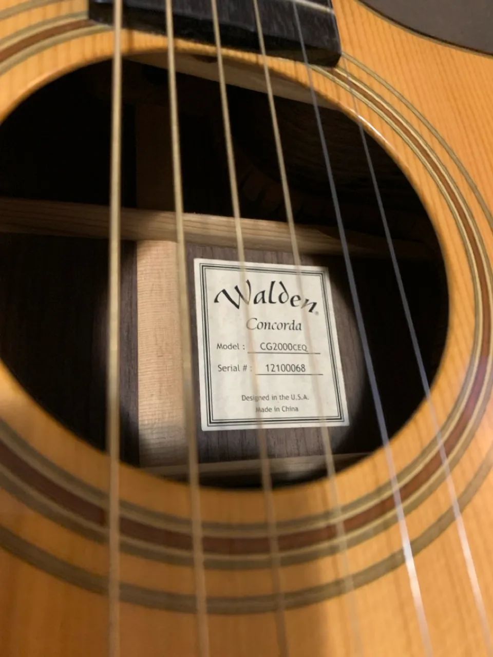 Violão Walden Concorda CG2000CEQ - Foto 2