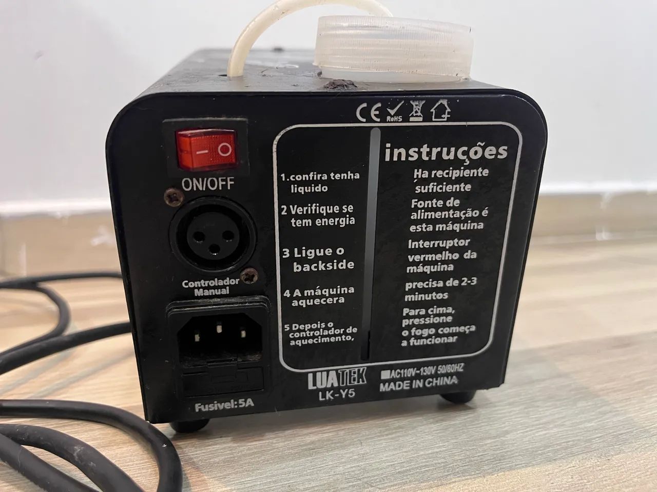 Máquina de fumaça com jogo de luz 64297560407042124