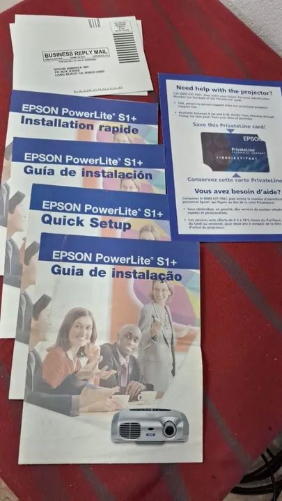 Projetor Epson S1 muito conservado - Foto 6