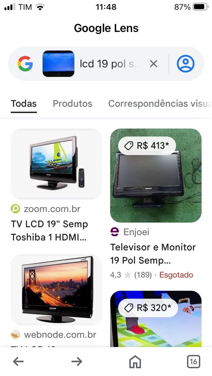 TV SEMP 19" HDMI *leia - Foto 5