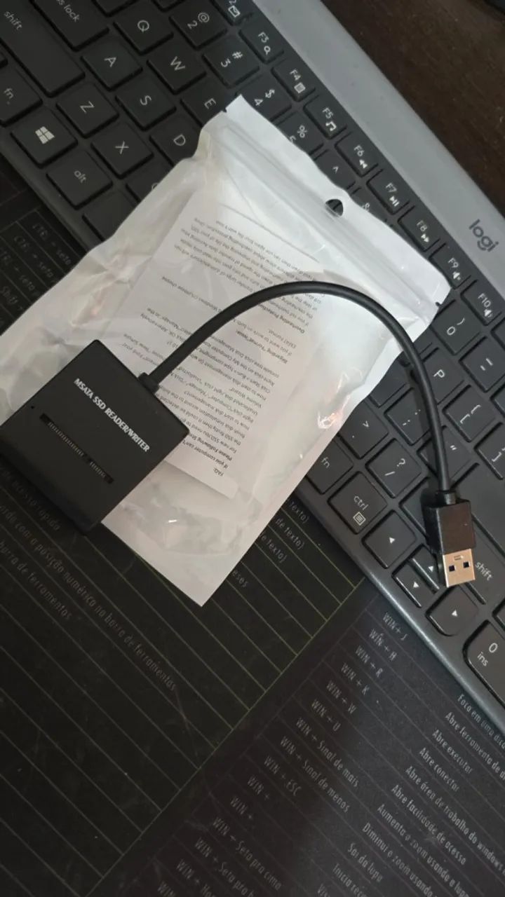 Usb Msata Easy Drive Usb3.1 De Disco Rígido Externo - Foto 3