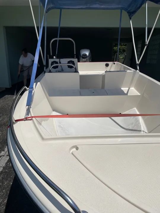 Lancha Floripa (2007) + motor Yamaha 40HP 2T (2021) + carreta rodoviária.  - Foto 10